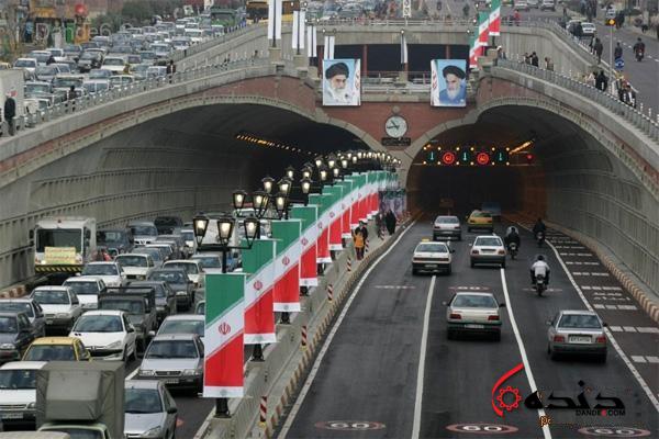 نرخ احتمالی عوارض گذر از تونل های تهران