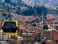 تله کابین به جای مترو/ بزرگراهی در آسمان بولیوی