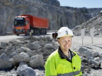 استفاده از کامیون‌های خودران ولوو برای حمل سنگ آهک در معدن‌های نروژ