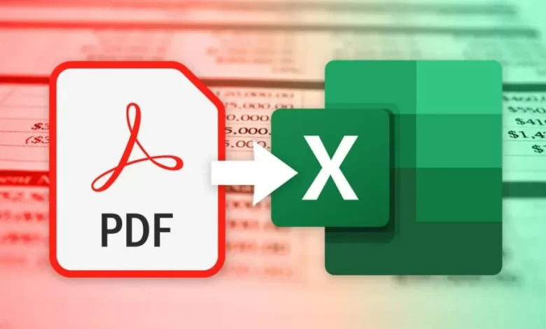 تبدیل فایل‌های PDF به اکسل