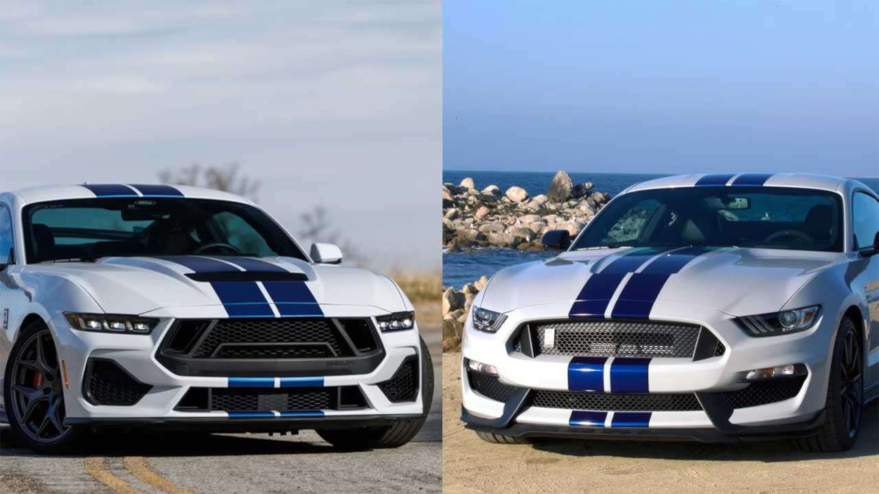 مقایسه نسل جدید و قدیم موستانگ شلبی GT350