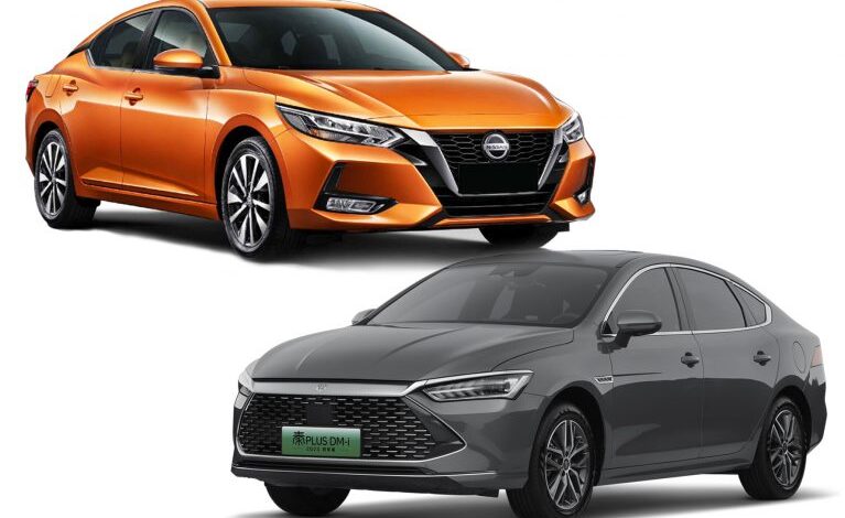 مقایسه نیسان سیلفی با بی وای دی چین وارداتی